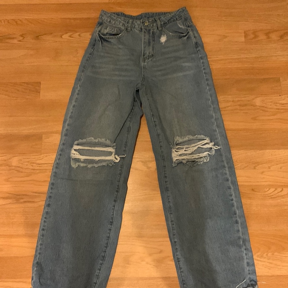 Baggy Light Blue Jeans